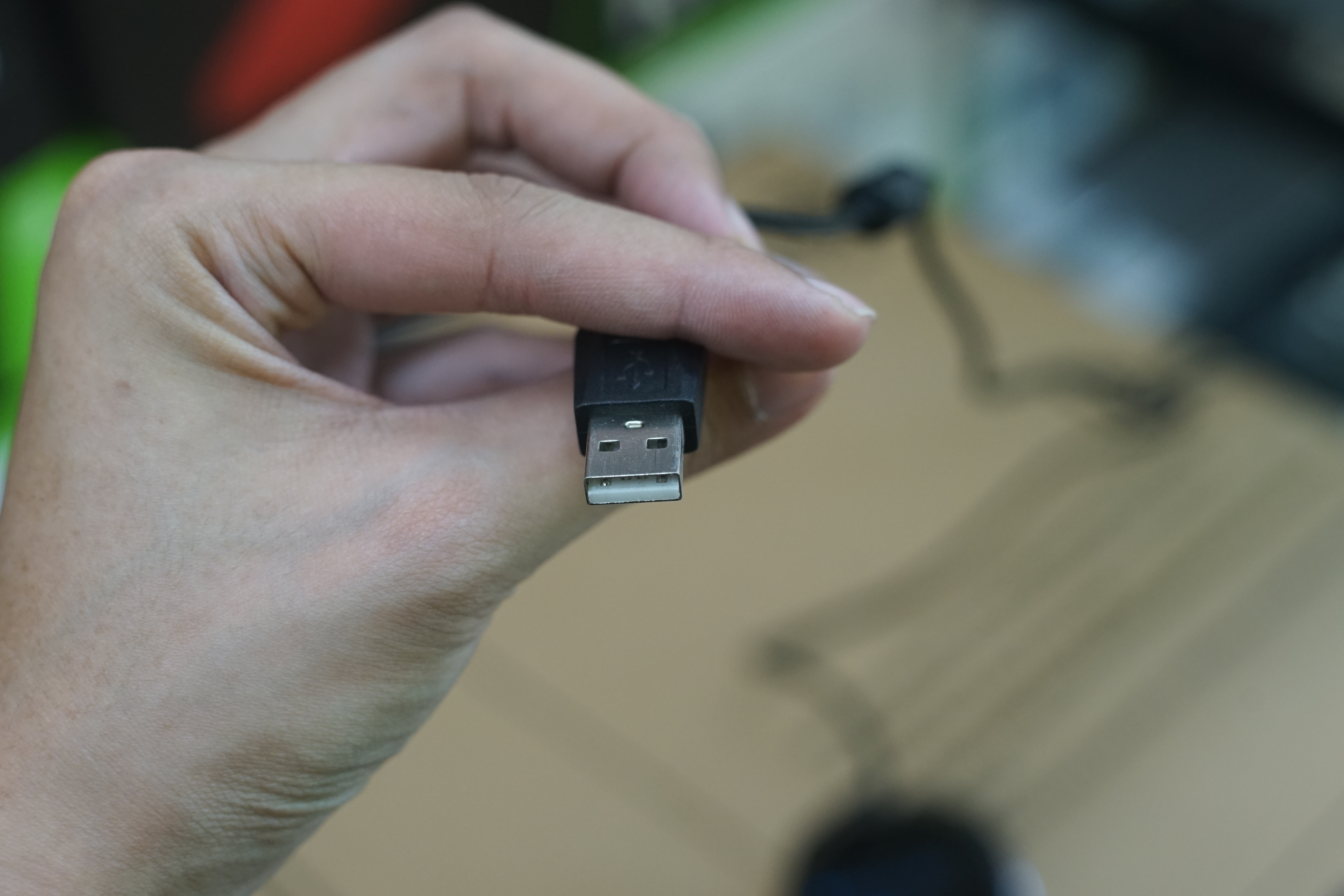 สายถัก Cablemod USB to USB-C ใช้ต่อคีย์บอร์ด