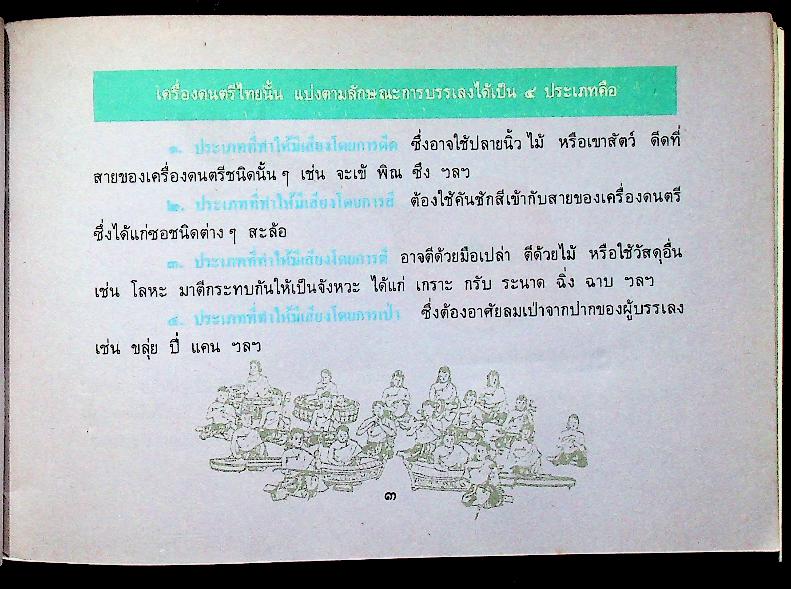 ชุดขุมทรัพย์ทางปัญญา เครื่องดนตรีไทย