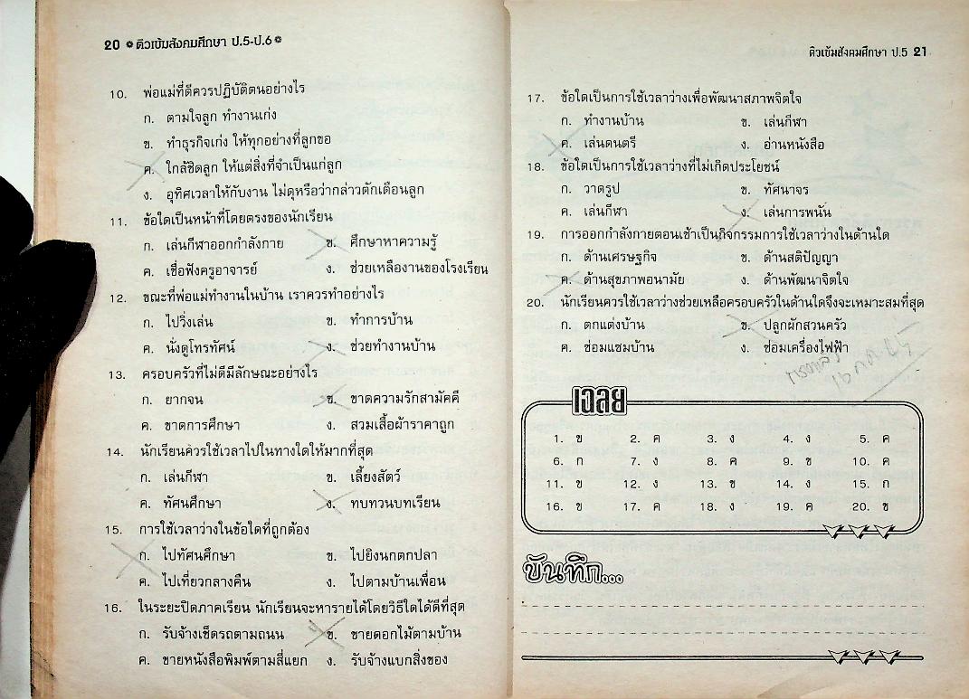 ติวเข้มสังคมศึกษา ป.5 - ป.6