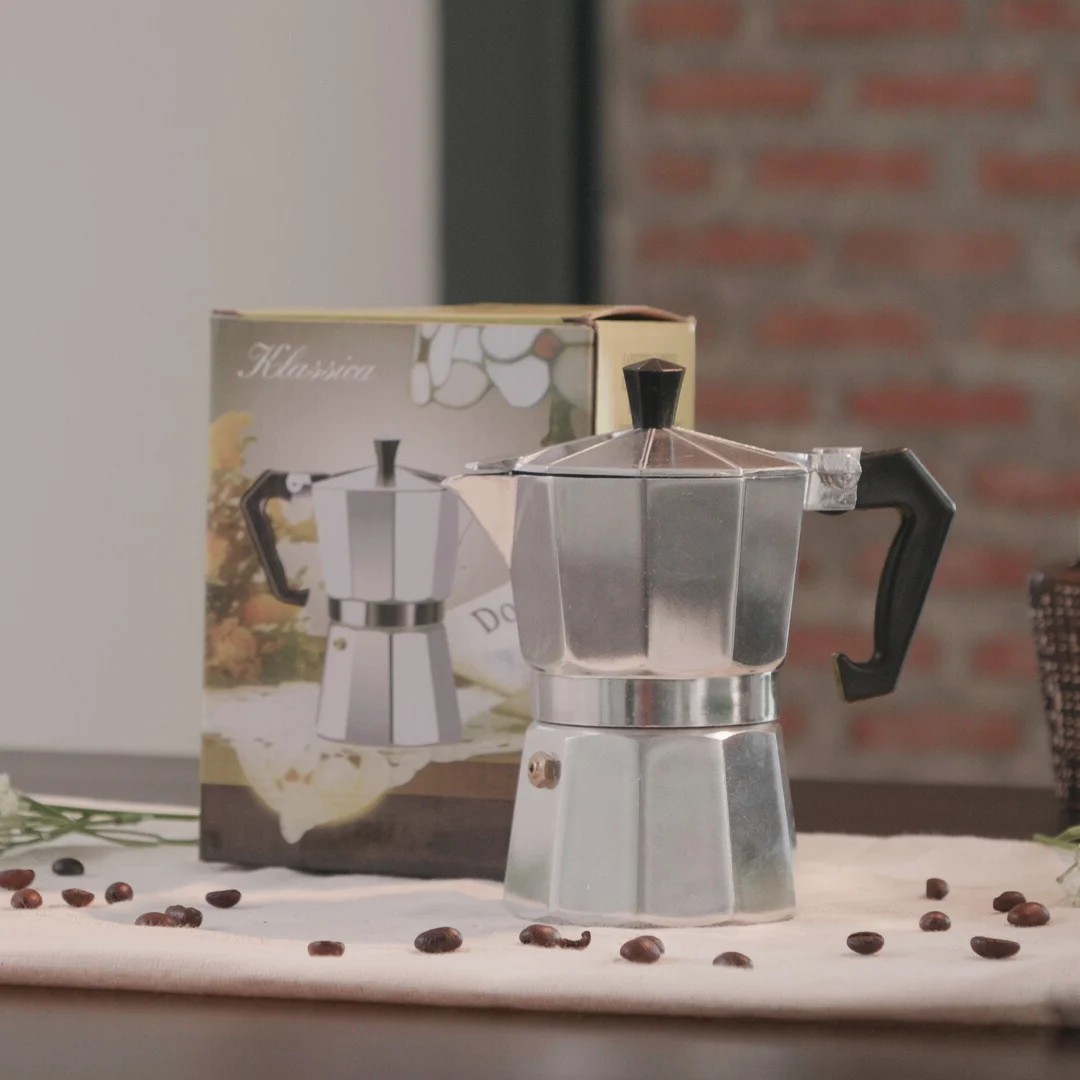 รหัสสินค้า 209 หม้อต้มกาแฟ เอสเพรสโซ่ อลูมิเนียม