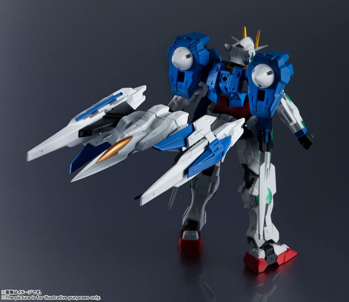 **MTS Toys**กันดั้ม GU-23 Gundam Universe 1/144 : GN-0000+GNR-010 Gundam 00 Raiser