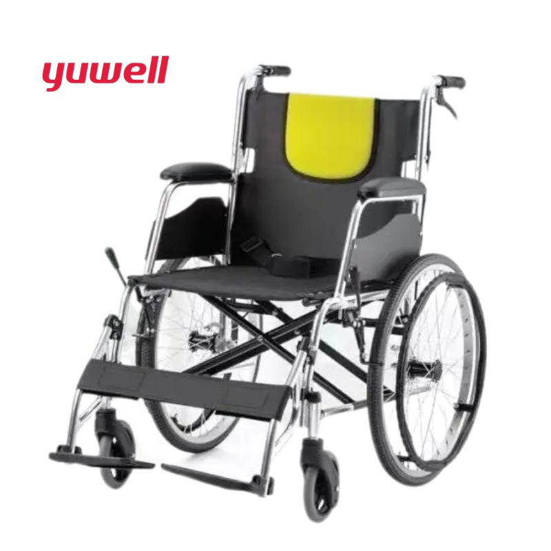 รถเข็นผู้ป่วย วีลแชร์ผู้สูงอายุ (Wheelchair) ยี่ห้อ YUWELL รุ่น H053C