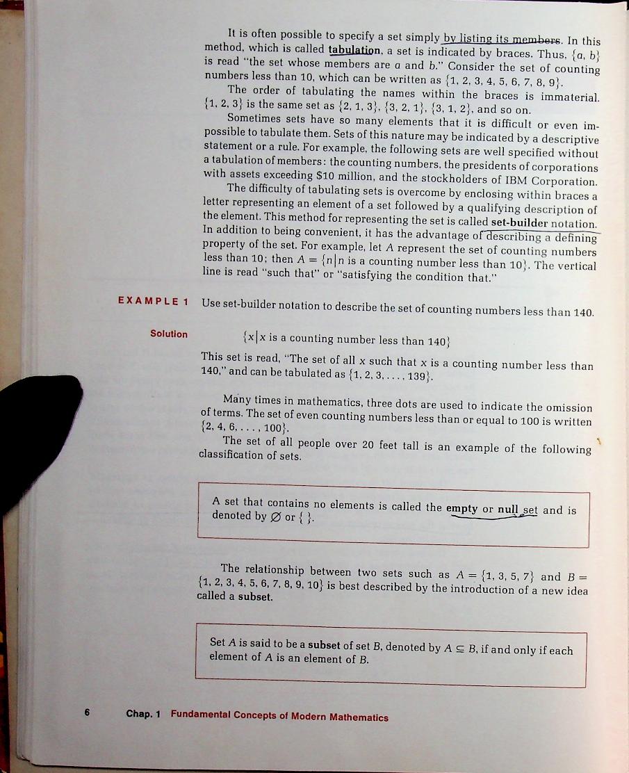 Finite Mathematics with Application to Business and the Social Sciences