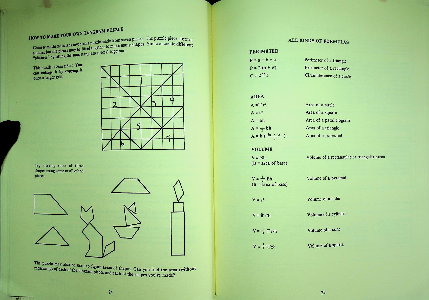 MATH YELLOW PAGES FOR STUDENTS AND TEACHERS
