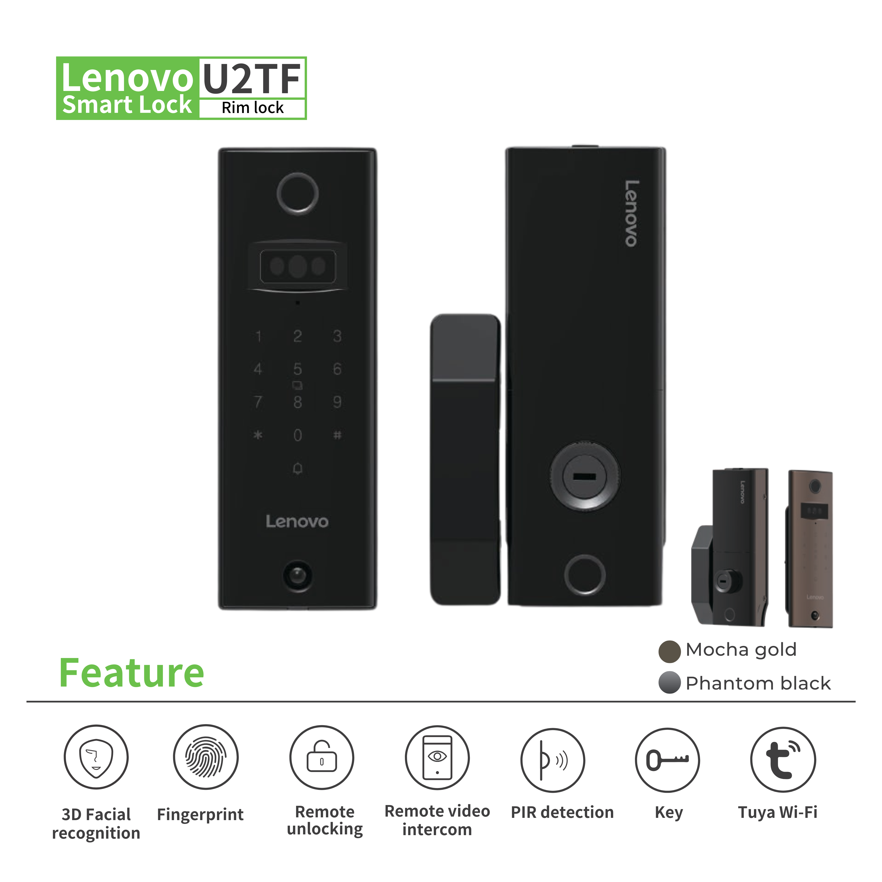 Lenovo U2TF Rim Lock