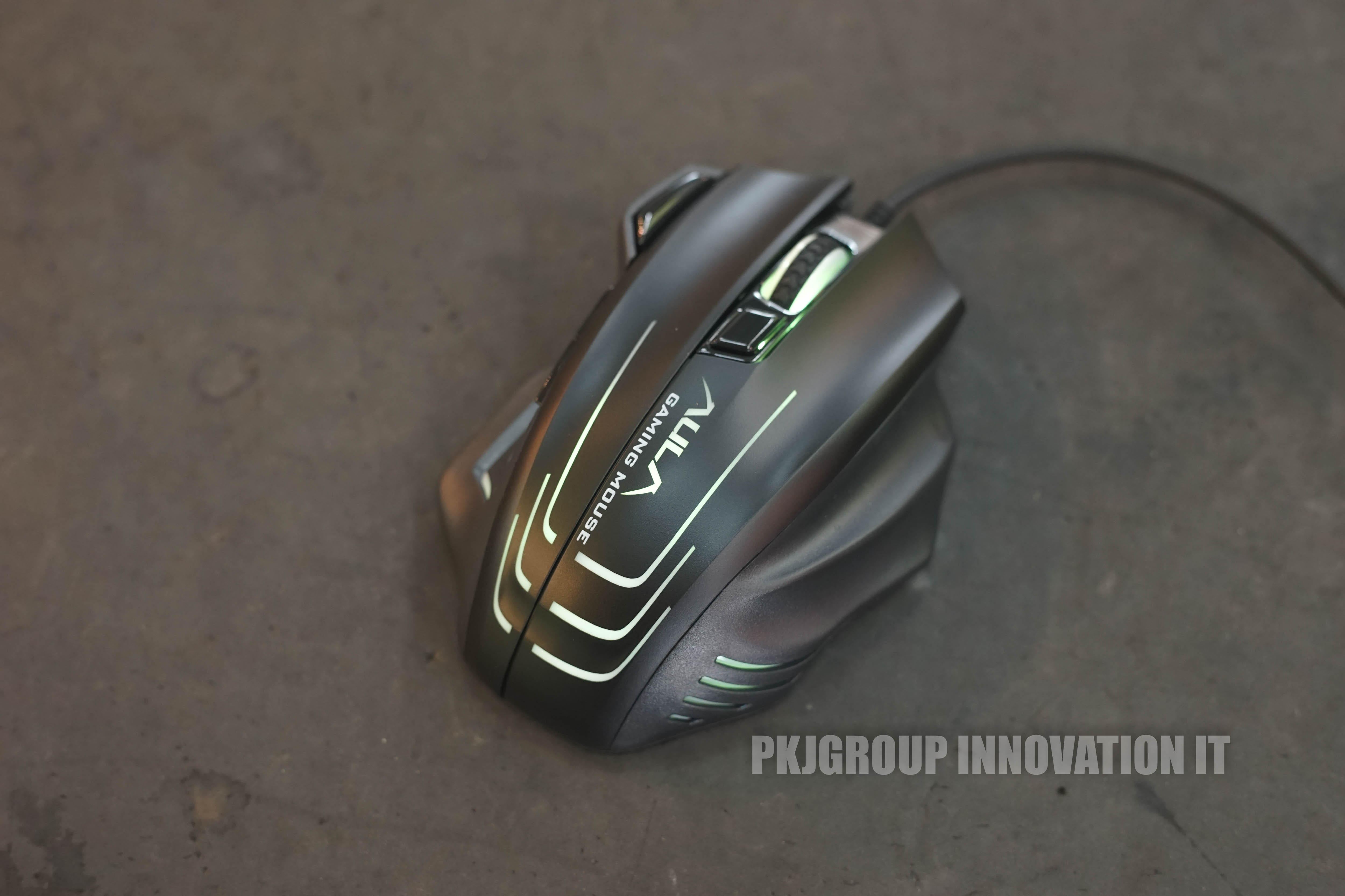 เมาส์เกมมิ่ง Aula S18 DPI 4ระดับ เมาส์เมมโมรี่ ทรงโค้งสูง จับถนัดมือ ตัวถ่วงน้ำหนัก 5 ชิ้น ปก. 2 ปี