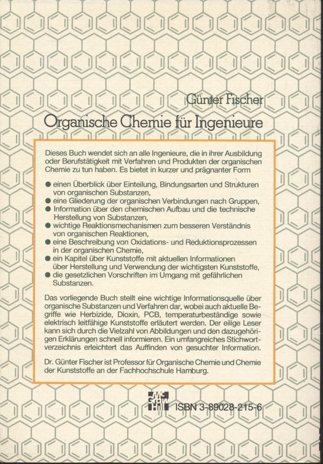 Organische Chemie fur Ingenieure