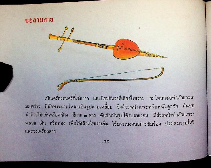 ชุดขุมทรัพย์ทางปัญญา เครื่องดนตรีไทย