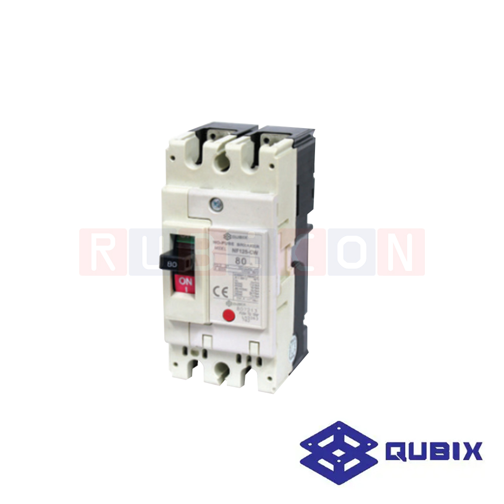 QUBIX NF125-SW 2P โนฟิวส์ เบรกเกอร์ 2P (NO FUSE BREAKER (MCCB) NF-SERIES)