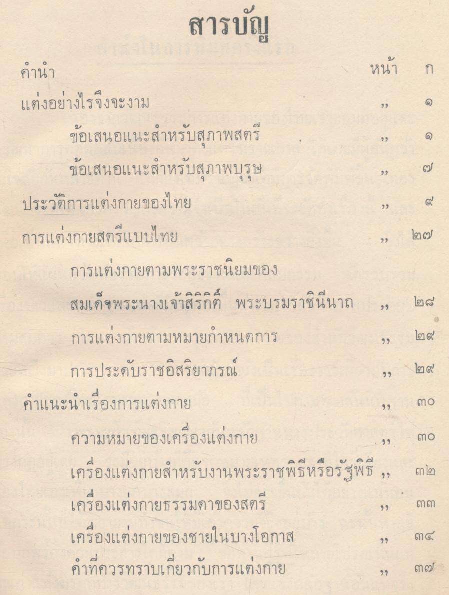 การแต่งกายของไทย