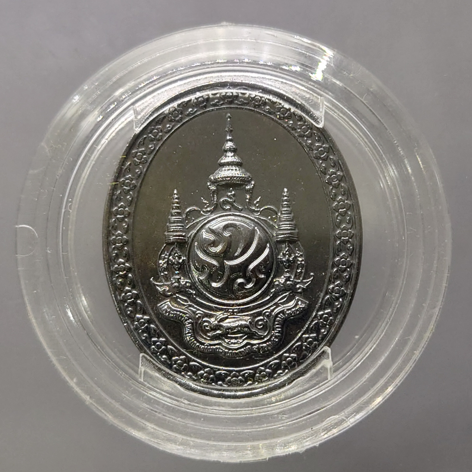 พระพุทธเมตตาเสนานาถ หลังพระปรมาภิไธย ภ.ป.ร. เนื้อนวะ กองทัพบก จัดสร้างเนื่องในวโรกาส 84 พรรษา ร9 ปี2556 พร้อมกล่องเดิม