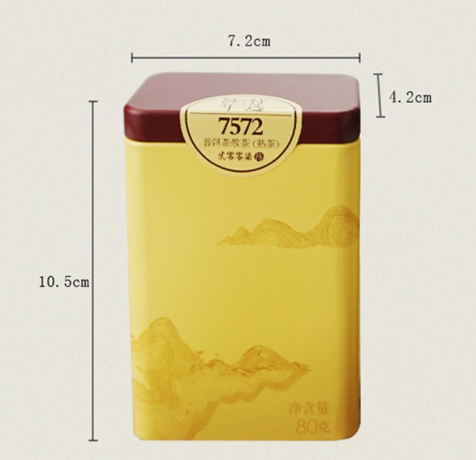 ชาผู่เอ๋อสุกต้าอี้ รุ่นเฉินเหนียน เท่อซ่วน TAETEA 7572 (80 g)