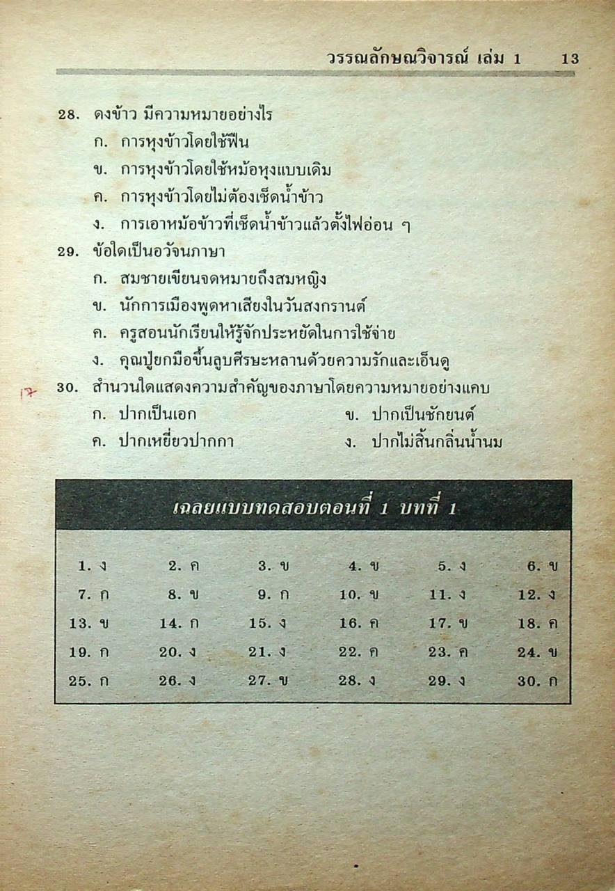 สรุปหลัก ภาษาไทย ม.6 วรรณลักษณวิจารณ์ เล่ม 1-2 (ท 605 - ท 606)
