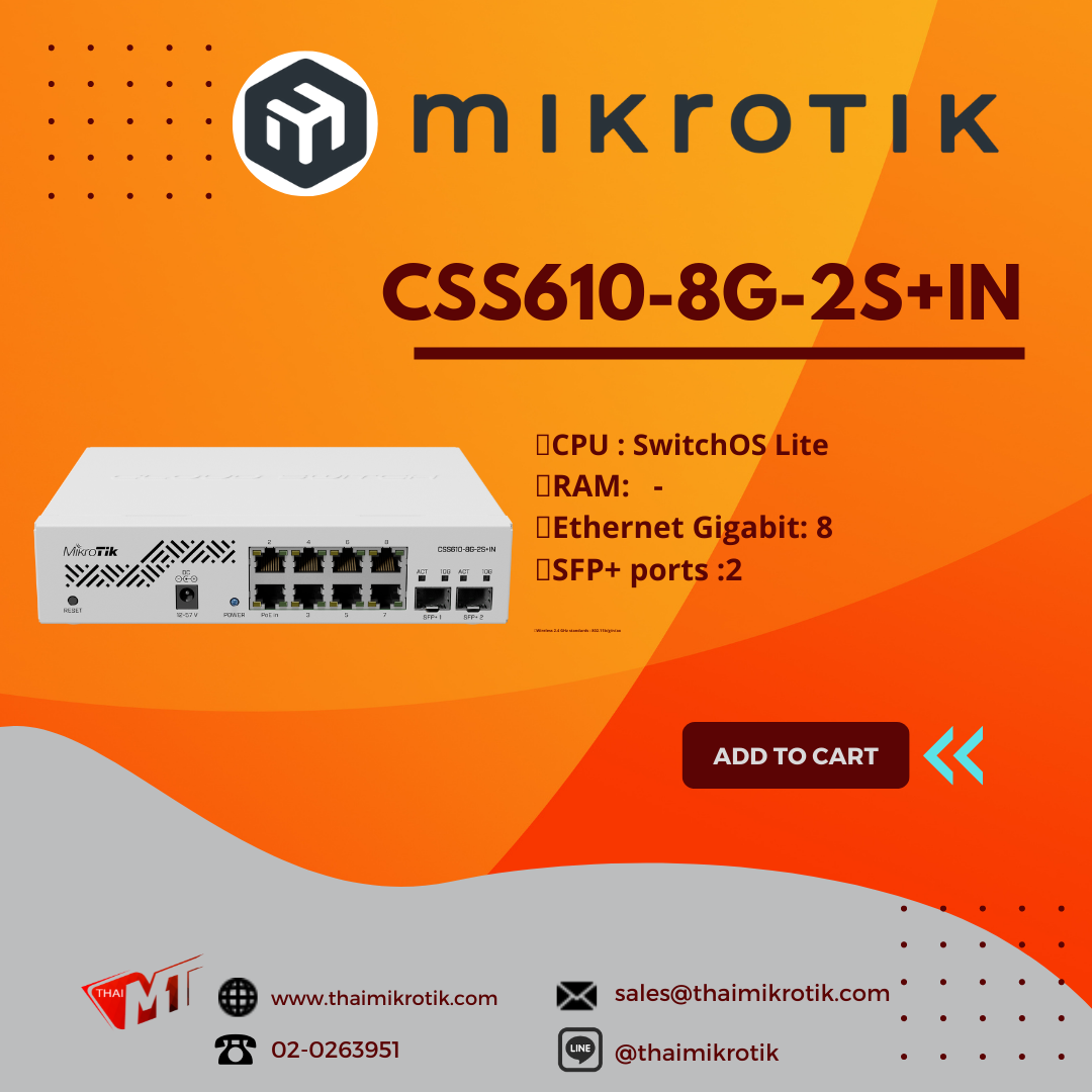 Mikrotik CSS610-8G-2S+IN