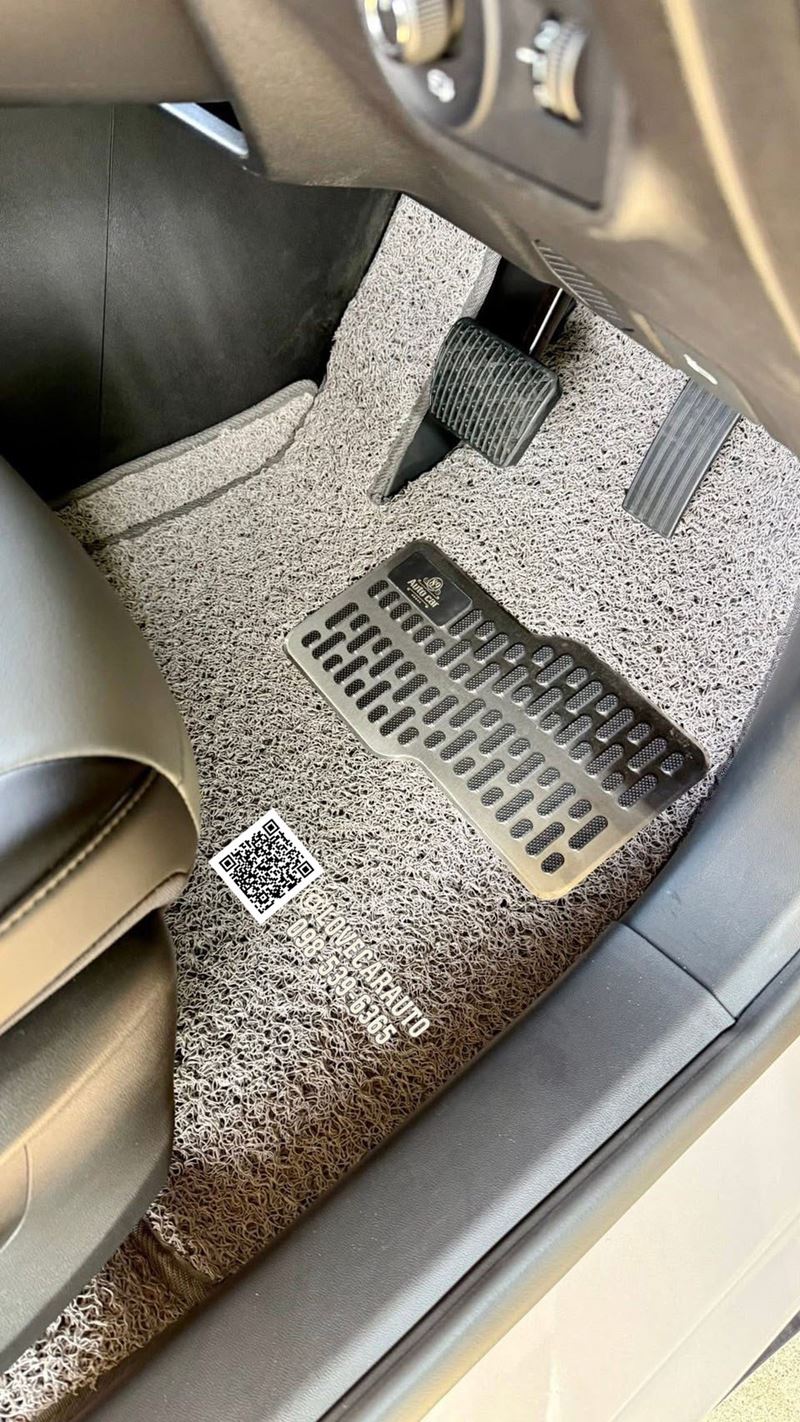 พรมปูพื้นรถยนต์ Mg s5 ไวนิลเทา