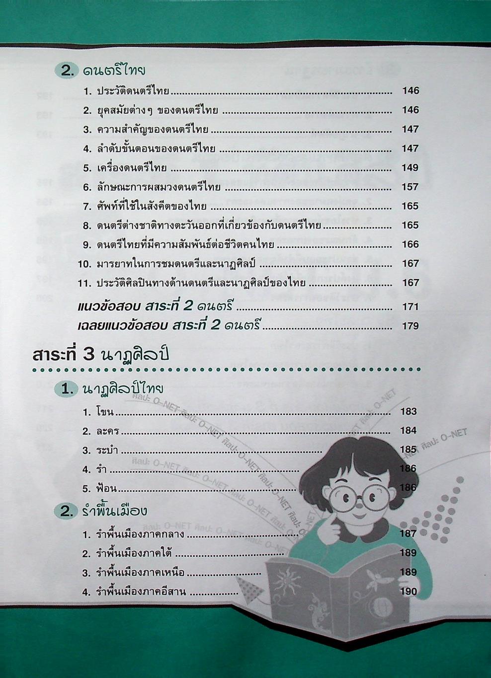 สรุปความรู้รวบยอด ม.4-5-6 ฉบับพิชิต O-NET ม.6 ศิลปะ