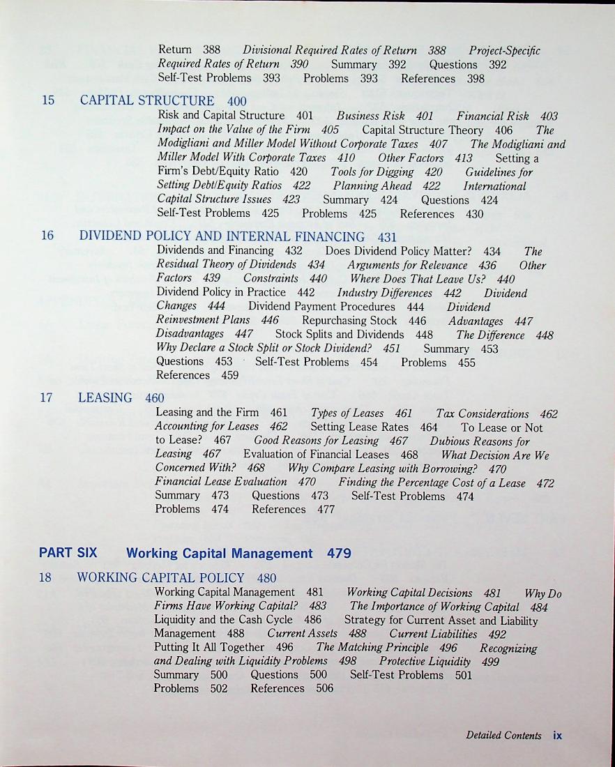 ESSENTIALS OF FINANCIAL MANAGEMENT