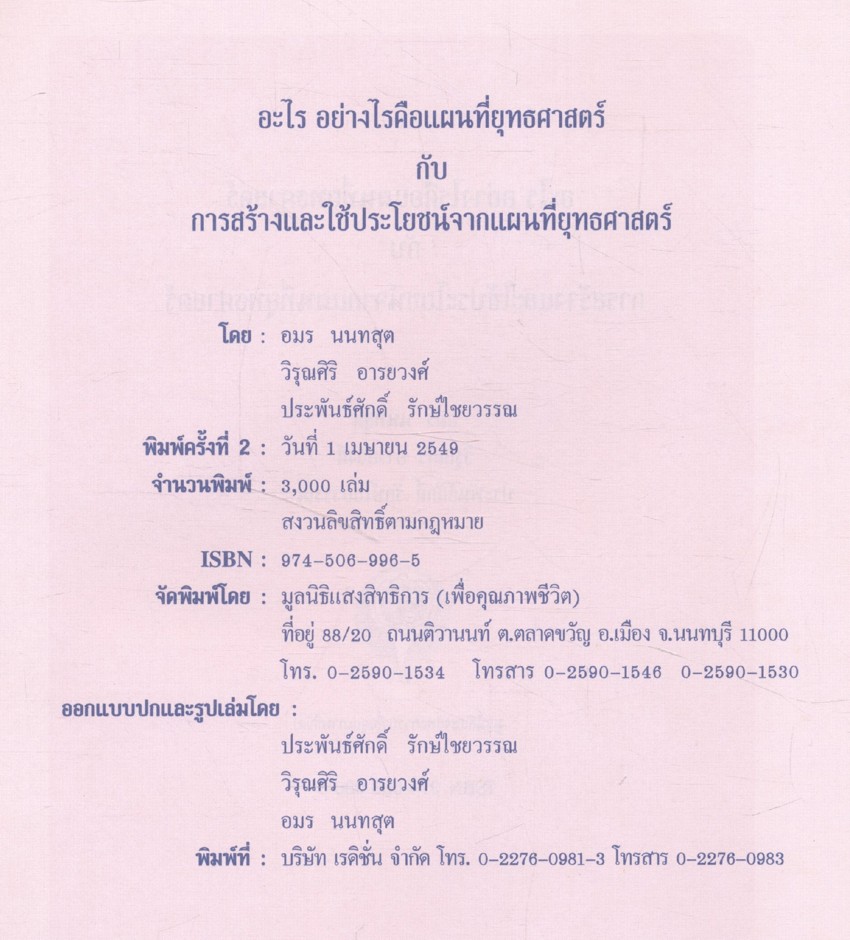 แผนที่ยุทธศาสตร์ อะไร? อย่างไรคือแผนที่ยุทธศาสตร์ กับ การสร้างและใช้ประโยชน์จากแผนที่ยุทธศาสตร์