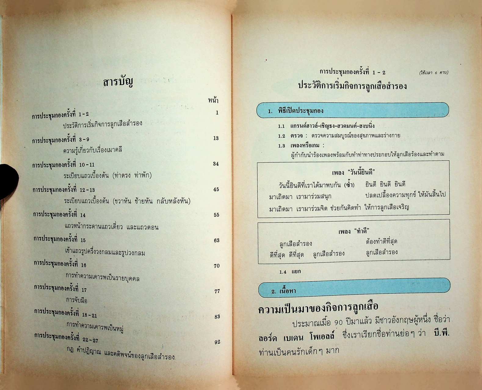 กิจกรรม ลูกเสือ-เนตรนารี สำรอง ชั้นประถมศึกษาปีที่ 1