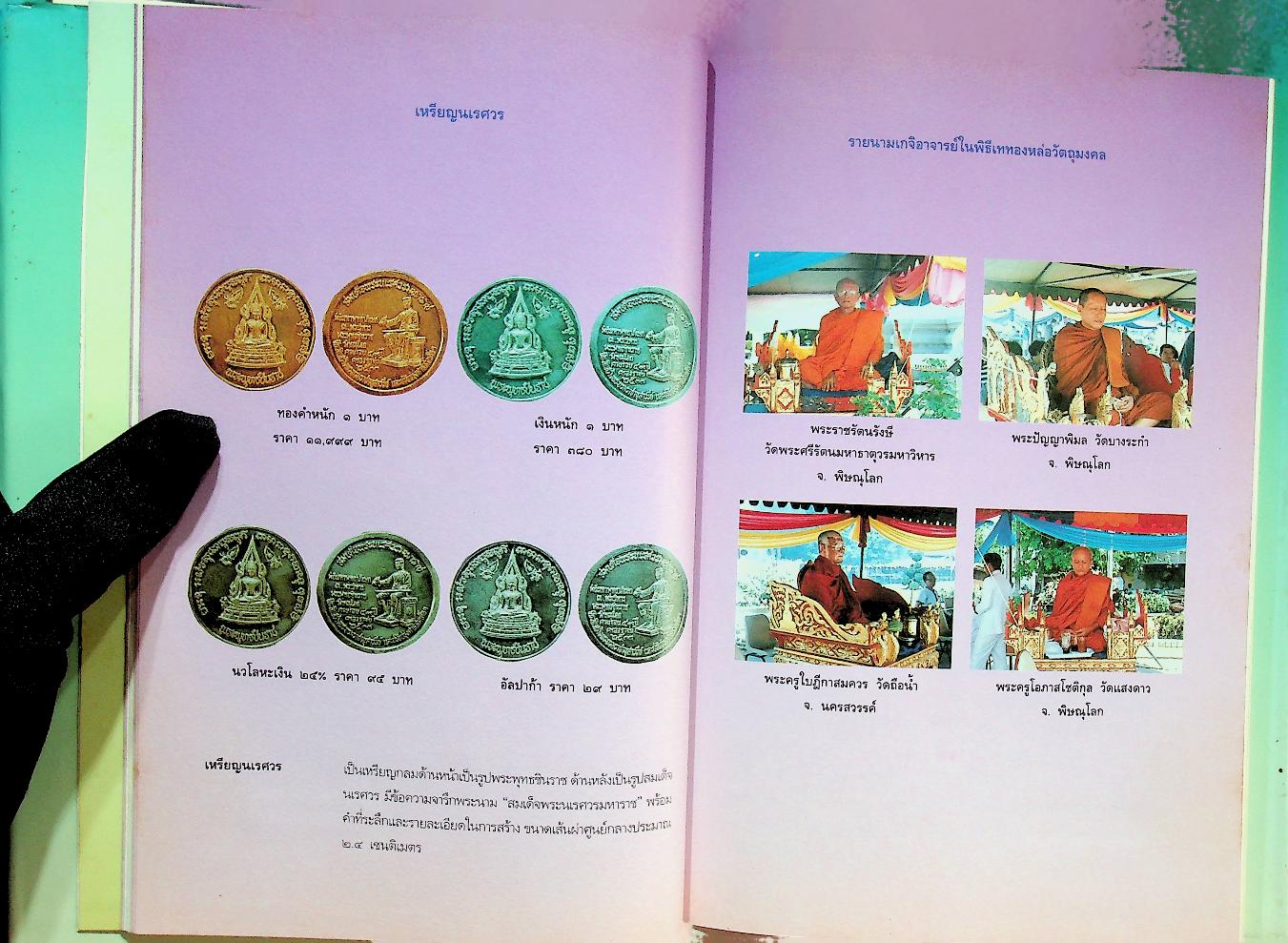 ที่ระลึกในวโรกาสสมเด็จพระเทพรัตนราชสุดาฯ สยามบรมราชกุมารี เสด็จพระราชดำเนินทรงเป็นองค์ประธานในพิธีพุทธาภิเษกพระบรมรูปจำลองฯ และวัตถุมงคล เฉลิมพระเกียรติสมเด็จพระนเรศวรมหาราช ทรงครองราชย์ครบรอบ ๔๐๐ ปี