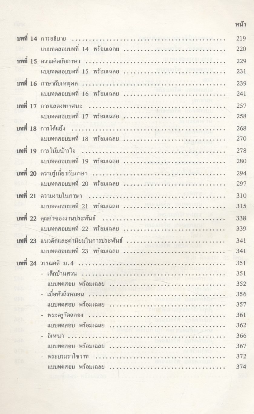 คู่มือเตรียมสอบ ภาษาไทย ม.4-5-6
