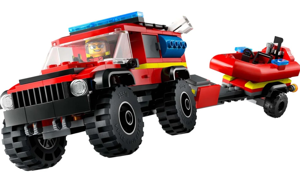 **MTS Toys**เลโก้ Lego 60412 City : 4X4 Fire Truck With Rescue Boat