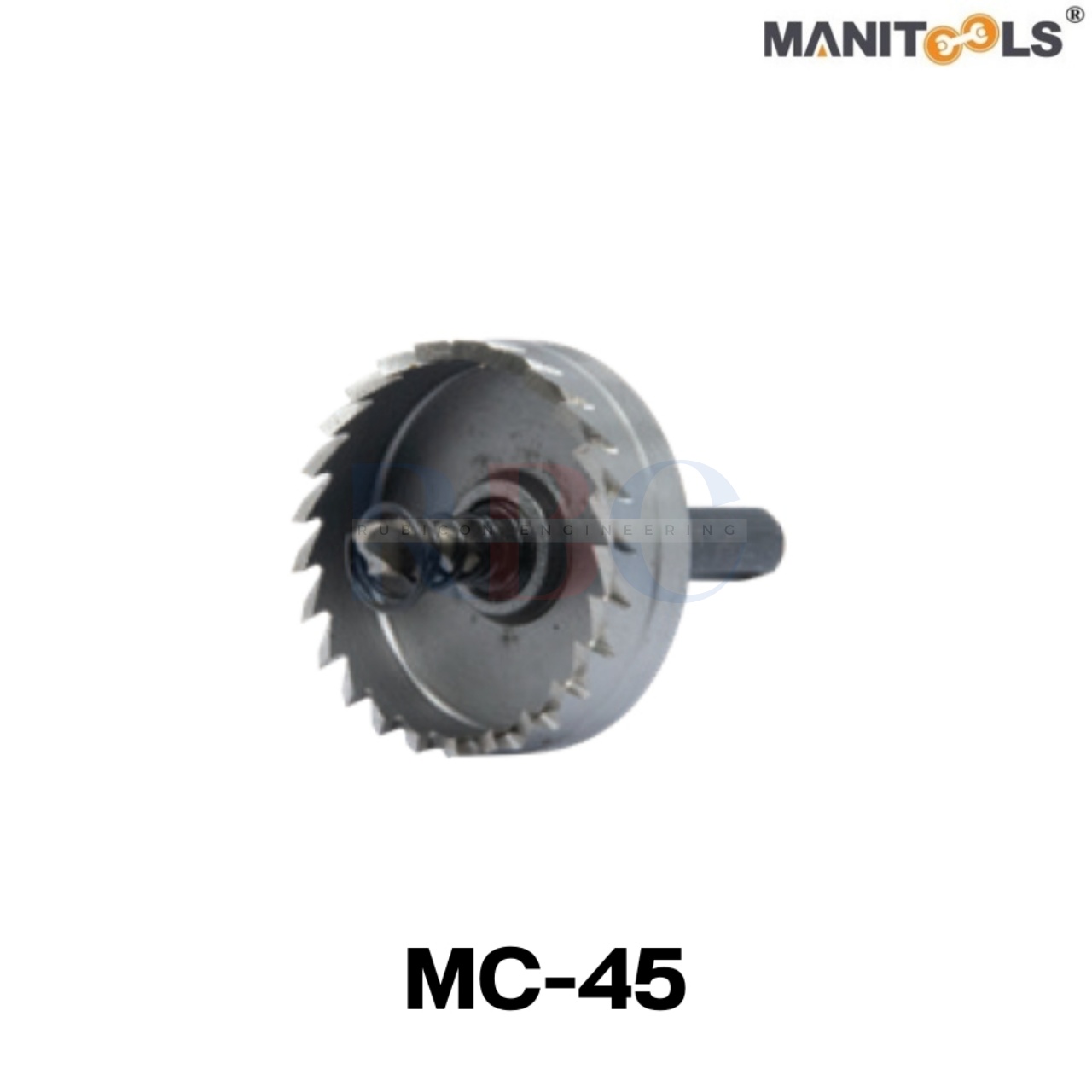 "MANITOOLS" ดอกเจาะรูกลม สำหรับเจาะเหล็ก (CARBIDE TIP HOLE SAW “ MH” TYPE)