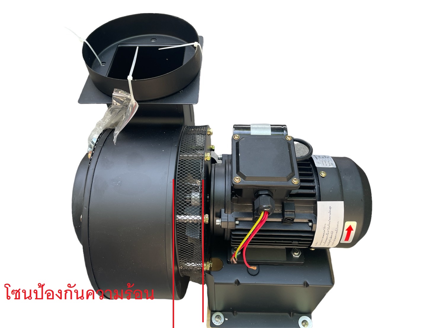 โบลเวอร์หอยโข่งทนความร้อนสูง CTA 740H ขนาด 1 แรงม้า 220โวลต์ ใช้ดูดอากาศที่มีอุณหภูมิสูง Hot Air Blower