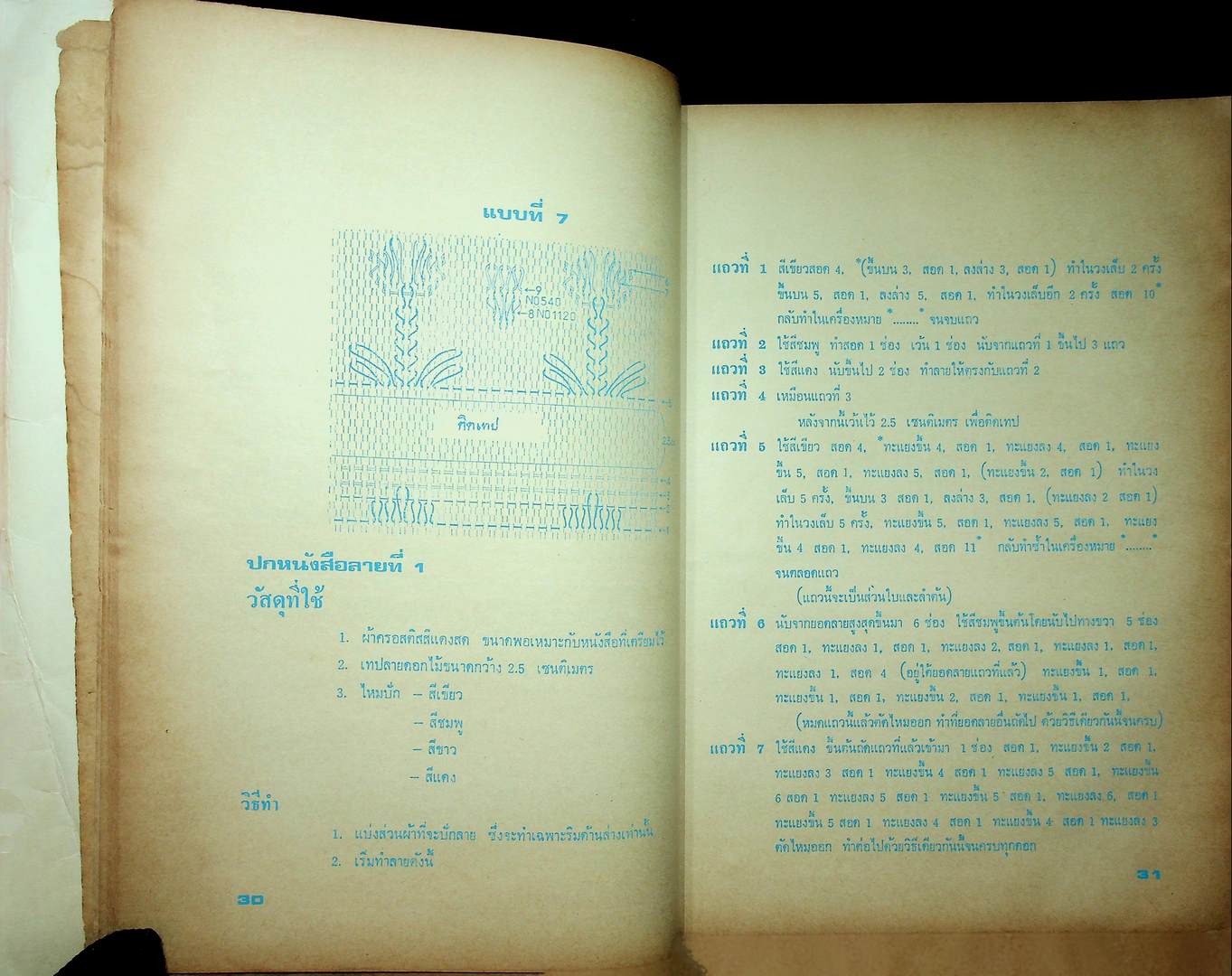 ตำราปักสอดแบบนำสมัยใหม่