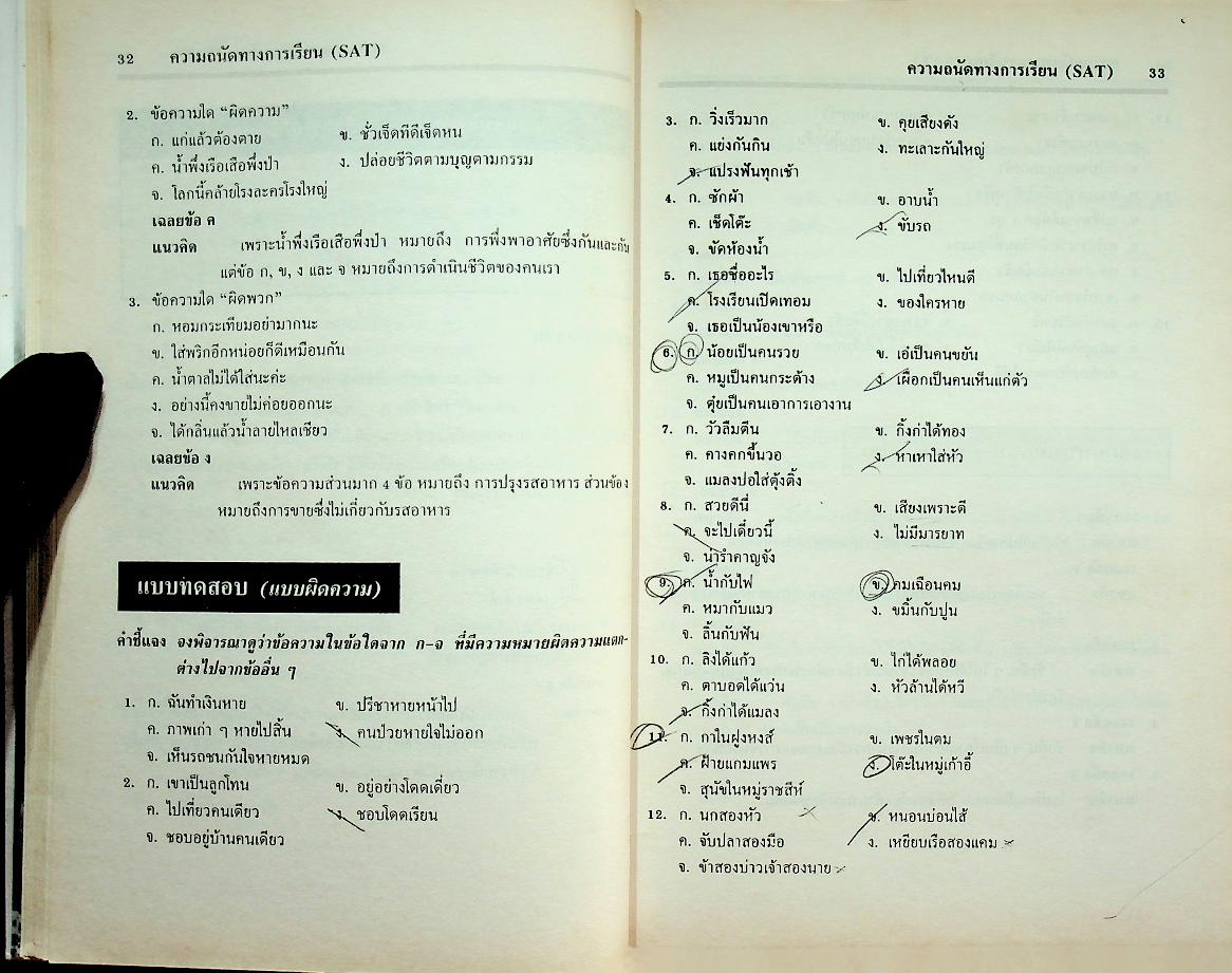ความถนัดทางการเรียน & แบบทดสอบเชาวน์ปัญญา