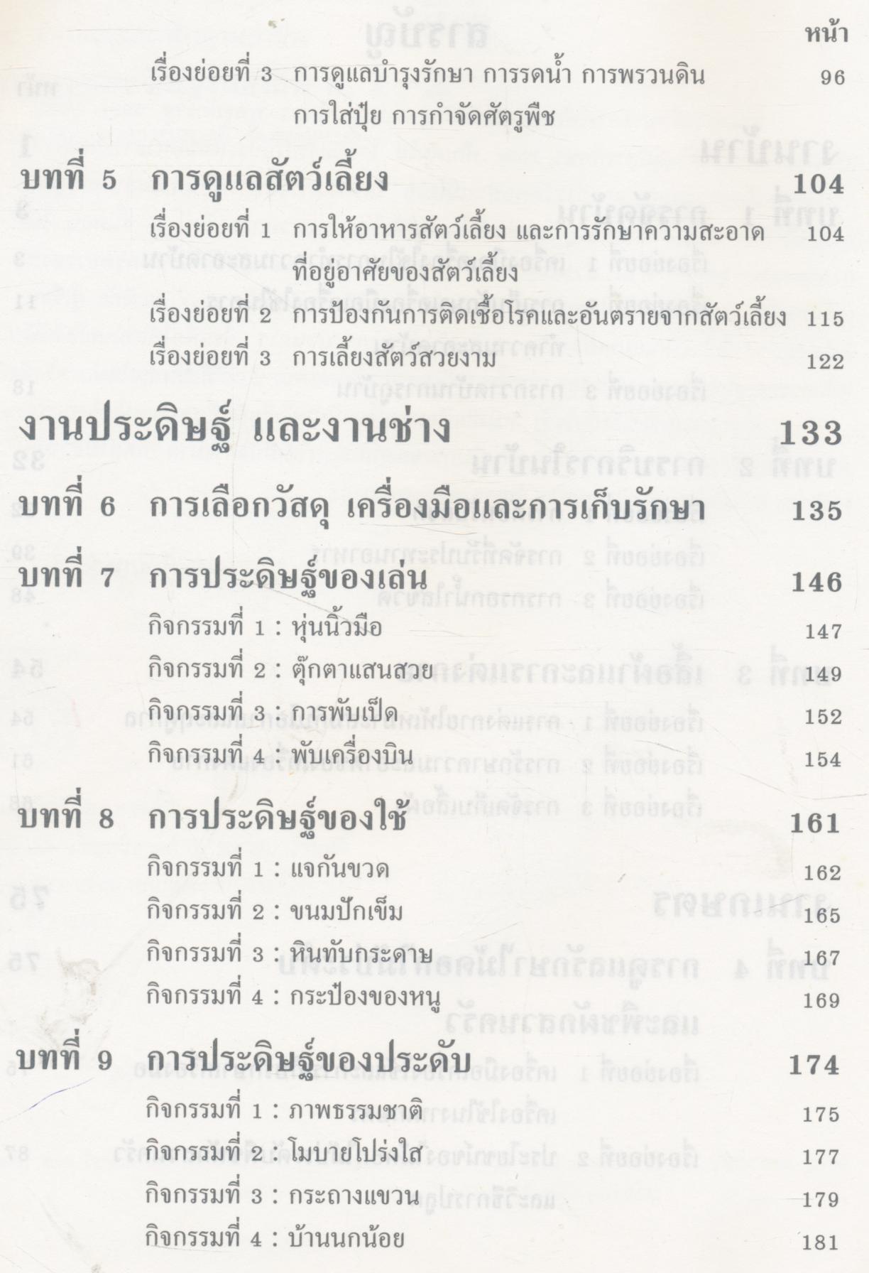 หนังสือประกอบการเรียน (ระดับประถมศึกษา) กลุ่มการงานและพื้นฐานอาชีพ ป.1-2