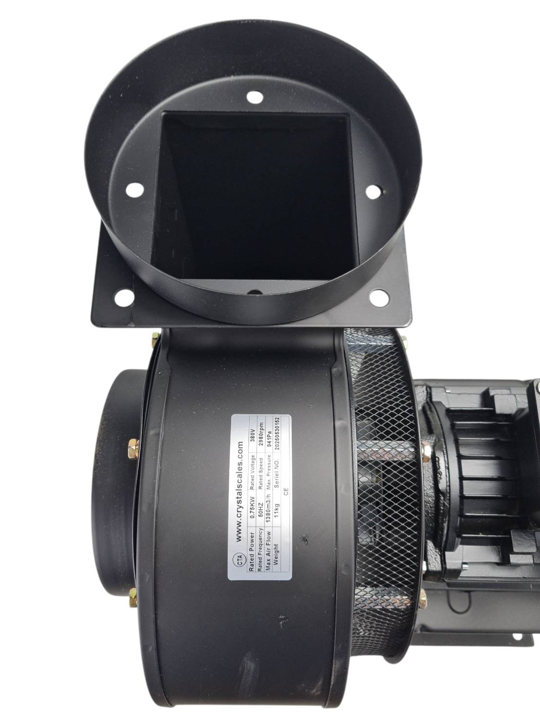 โบลเวอร์หอยโข่งทนความร้อนสูง CTA 740H ขนาด 1 แรงม้า 380โวลต์ ใช้ดูดอากาศที่มีอุณหภูมิสูง Hot Air Blower