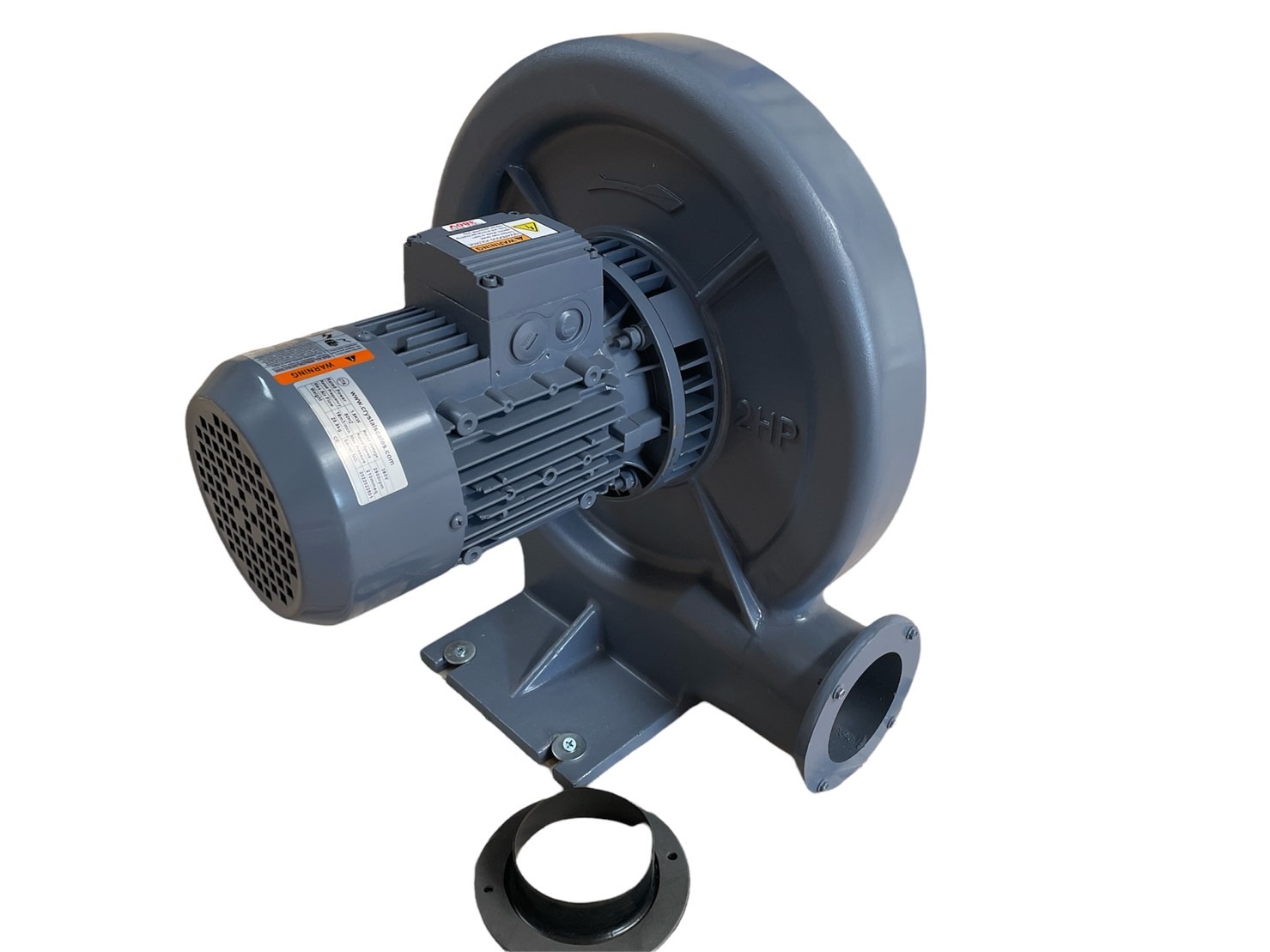 Industrial Centrifugal Fan (Heat) พัดลมโบลเวอร์สำหรับดูดอากาศร้อน 200 องศา 2HP 380V ใช้ในงานอบร้อนหรือเป่าแห้ง