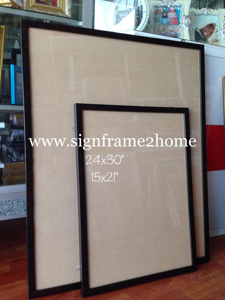กรอบรูปไม้ ขนาด 7 หุน 24x30", 15x21"