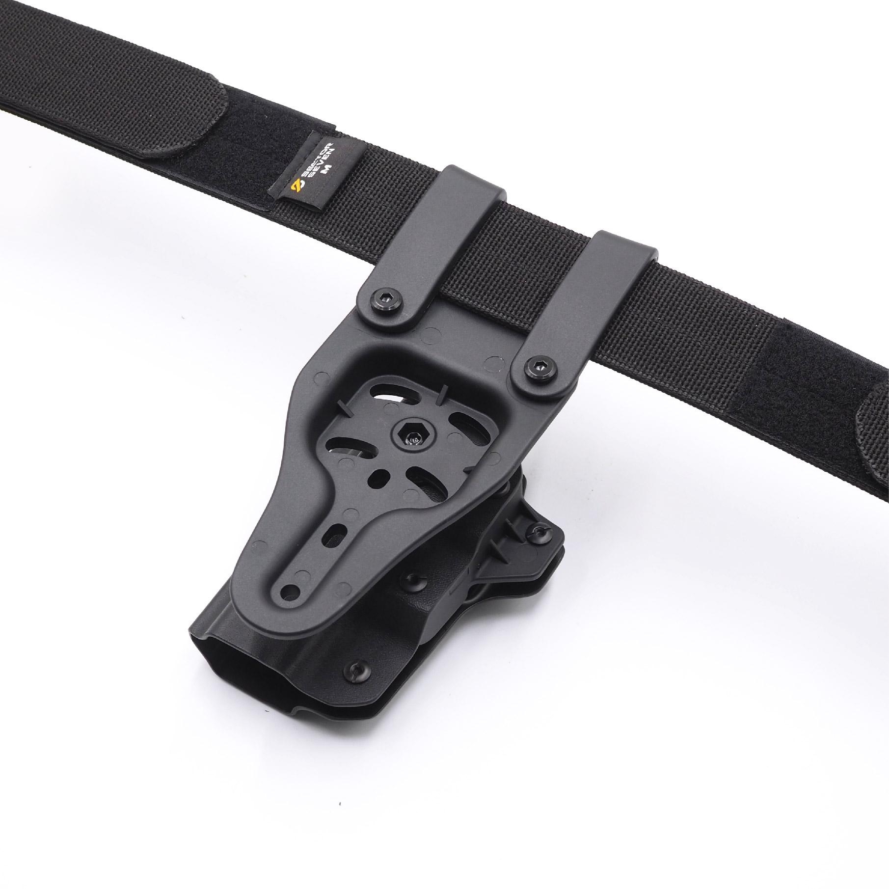 🇹🇭 960 ไทยแลนด์ แทคติคอล ซองพกนอกปลดนิ้วโป้ง KYDEX Glock 19/17/22/23/31/44/45 + เพลทต่ำ Warriorland