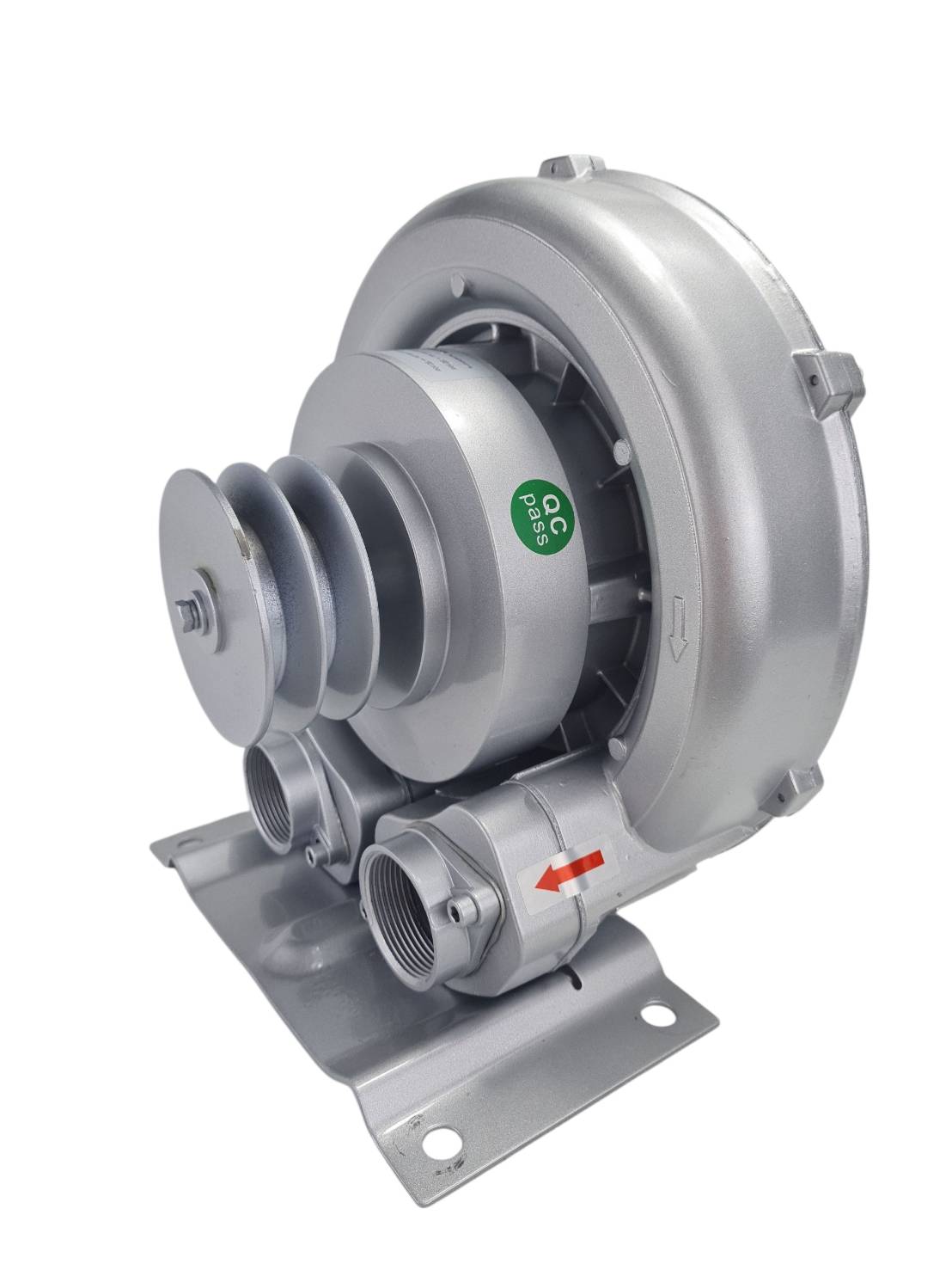 Ring Blower CTA Belt ปั๊มริงโบเวอร์ ท่อเข้าออก1 1/2 นิ้ว ท่อสั้นพิเศษ สำหรับรถขนส่งสัตว์น้ำ