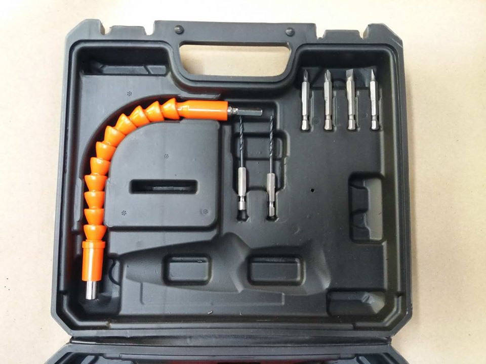 รหัสสินค้า 016 สว่านไร้สาย 3.6 โวลต์ SKY สว่านไร้สาย ชาร์จแบตฯในตัว พร้อมหัวเปลี่ยน