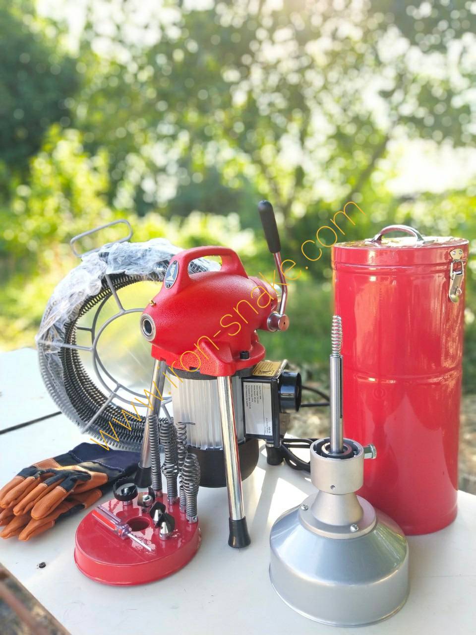 เครื่องทะลวงท่อ งูเหล็ก รุ่น GQ-75 และรุ่น A75 งูเหล็กทะลวงท่อ เครื่องทะลวงท่อไฟฟ้า