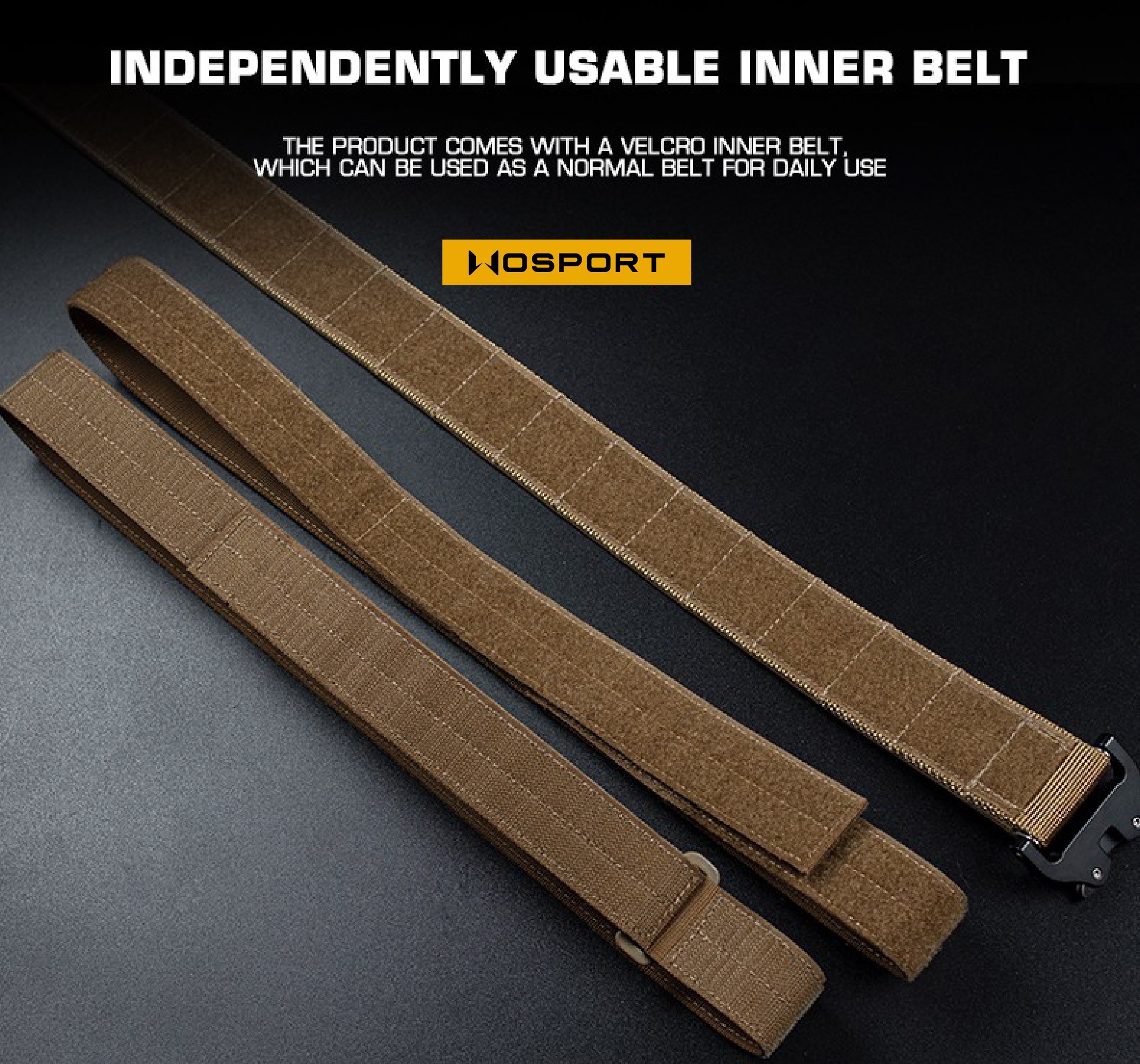 🇹🇭 1145 ไทยแลนด์ แทคติคอล เข็มขัดสนาม Cobra ( WOSPORT ) Special Combat Belt [ BA-28 ]