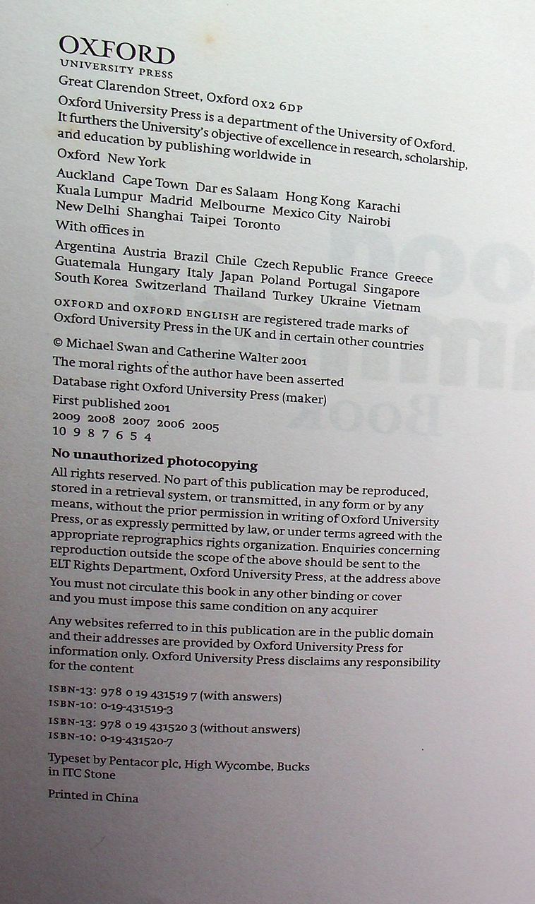 The Good Grammar Book WITH ANSWERS