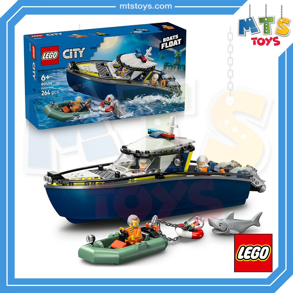 **MTS Toys**เลโก้ Lego 60456 City : Police Boat Chase
