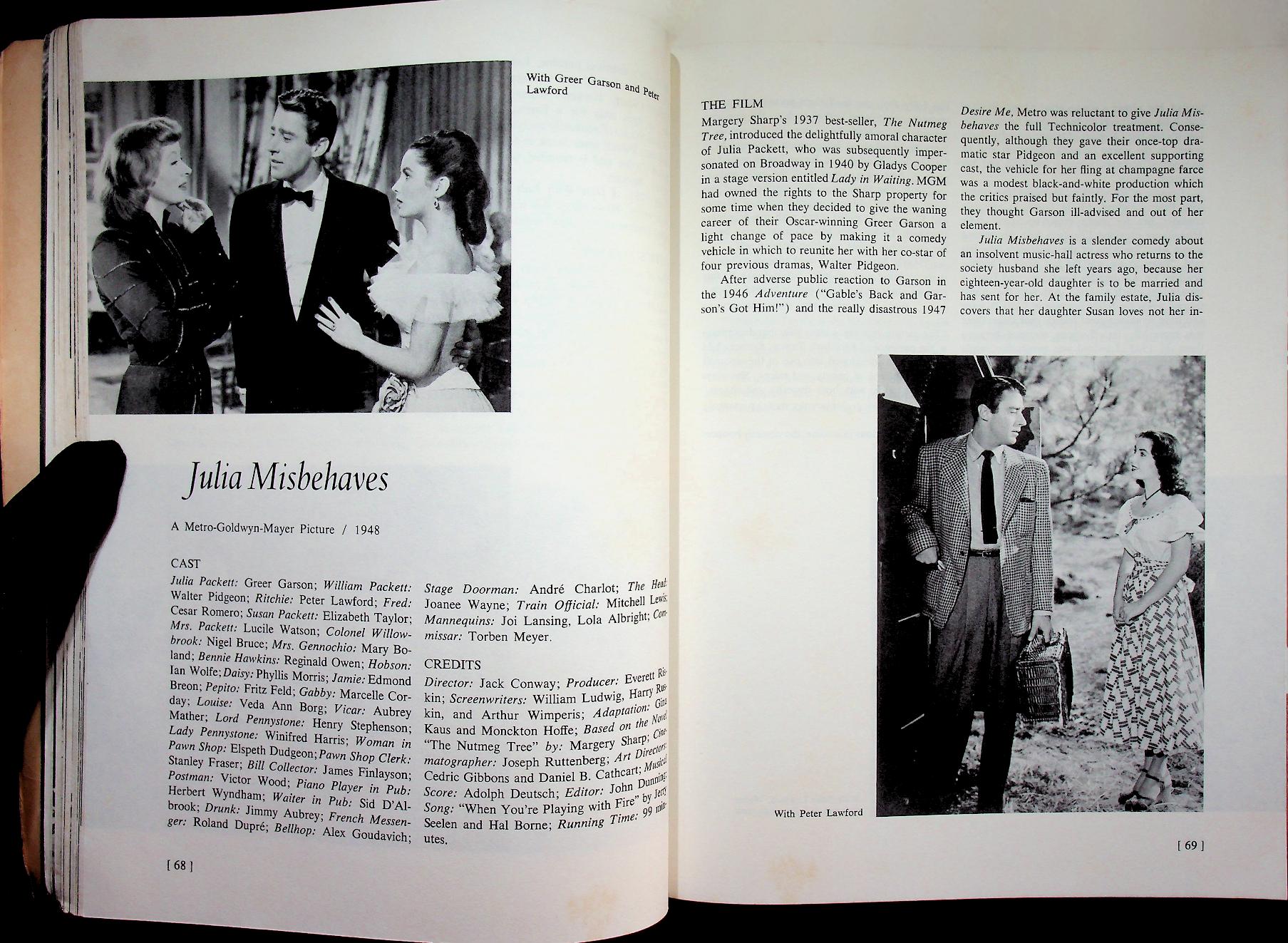 the films of ELIZABETH TAYLOR