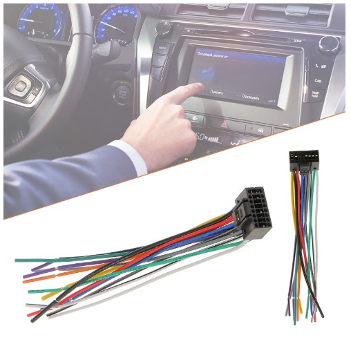 ปลั๊กตรงรุ่นเครื่องเสียง Kenwood 16 Pin Stereo wire harness