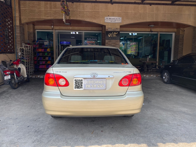 พรมปูพื้นรถยนต์ 7D Toyota Altis 2001 หน้าหมู สีแดงไวน์ +ไวนิลครีม