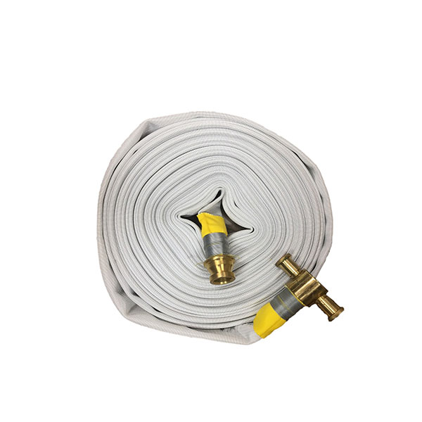 สายส่งน้ำดับเพลิง 1.5"X30M.GOMTEX+ข้อต่อสวมเร็วท้องเหลือง1.5"x2.5"