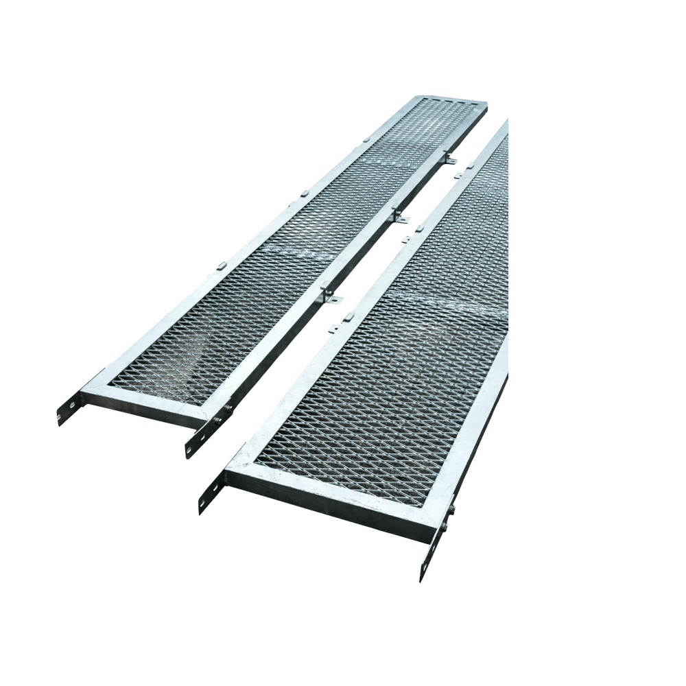 KJL KWWG 0400 ตะแกรงทางเดิน โซล่าร์เซลล์ W400 x H40 x L2440 mm. เหล็กหนา 3.0 มม. (KJL WALKWAY SOLAR ROOF)