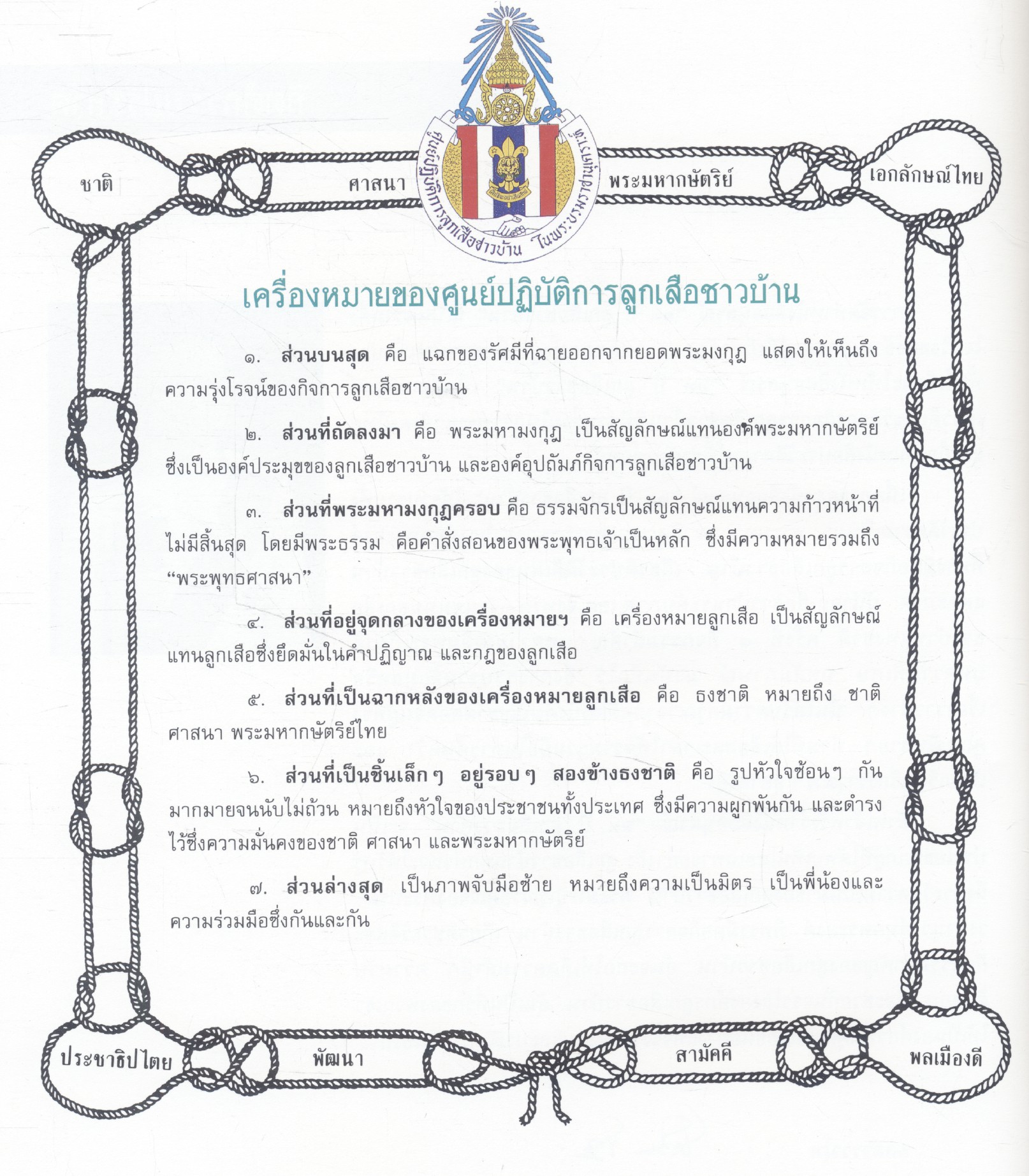 ๒๓ ปี ลูกเสือชาวบ้านในพระบรมราชานุเคราะห์