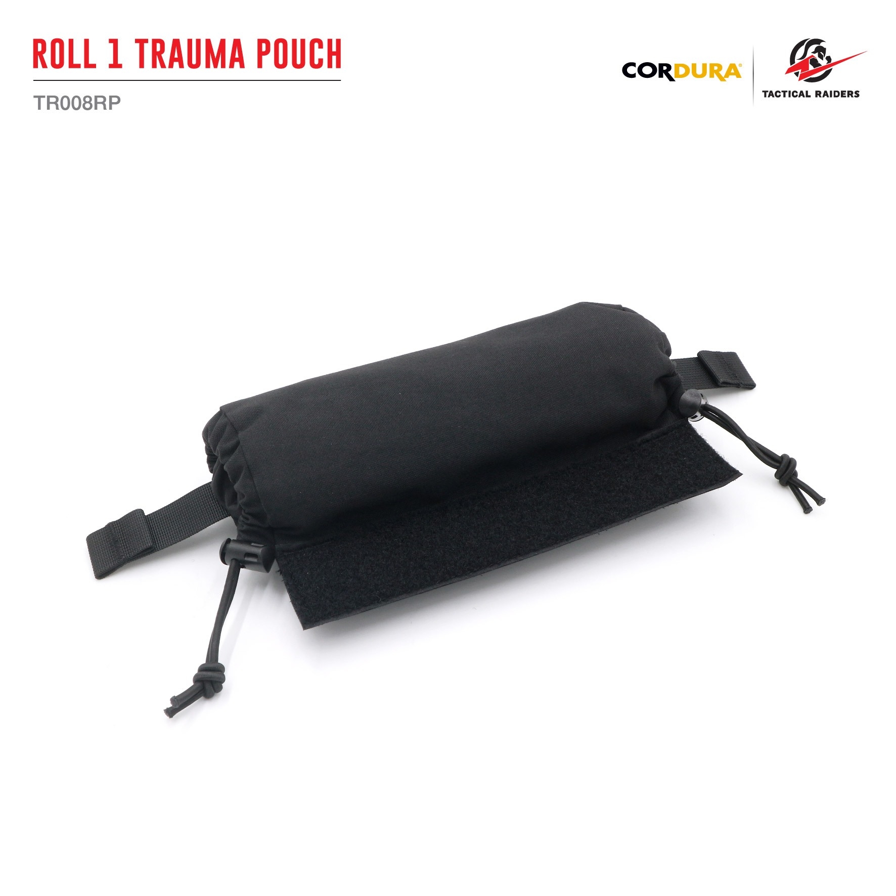 🇹🇭 1117 ไทยแลนด์ แทคติคอล กระเป๋าเสริมติดเวส Roll 1Trauma Pouch [ TR008RP ] ( Tactical Rider )