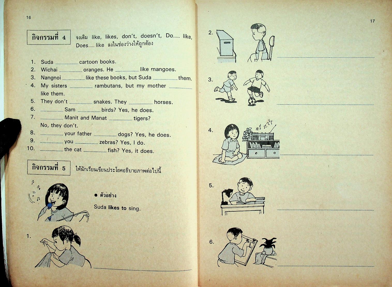 หนังสือเสริมประสบการณ์ กลุ่มประสบการณ์พิเศษ ภาษาอังกฤษ ชั้นประถมศึกษาปีที่ ๖