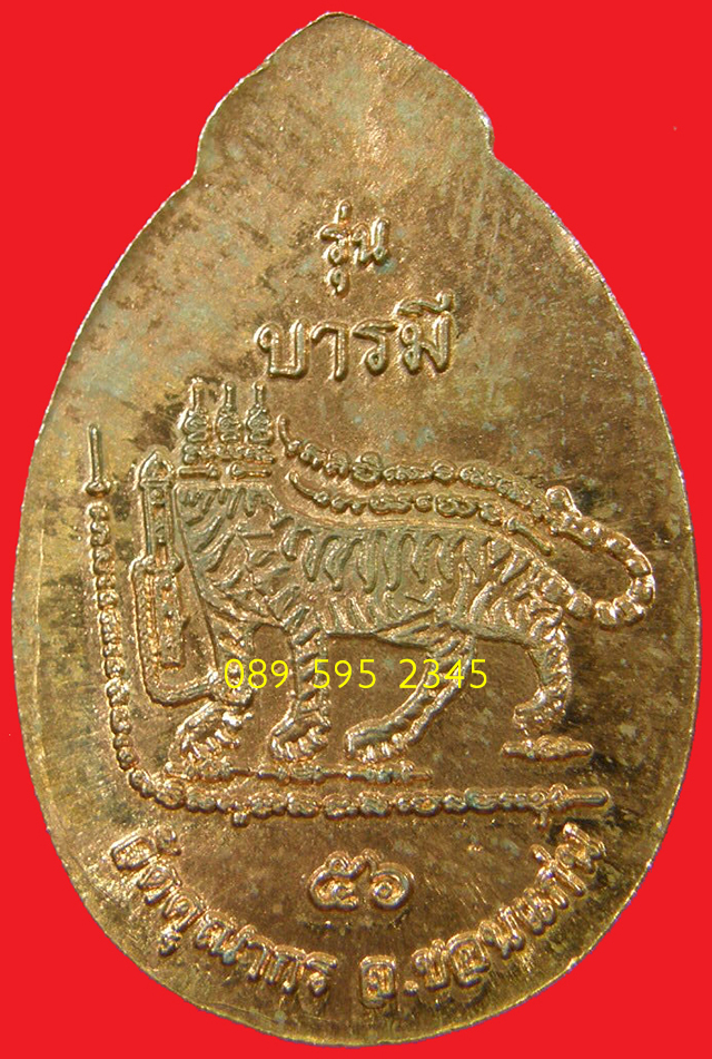 เหรียญเม็ดแตงเสือหัวขาด หลวงพ่อไฉน ฉนฺทสาโร